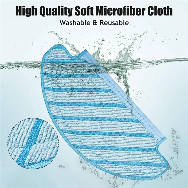 Per Ecovacs DEEBOT T8+ / T8 AIVI / T8 Max / N8 Plus / N8 Pro Sostituzione aspirapolvere Spazzola laterale principale Filtro Mop Sacchetto per la polvere-A58E