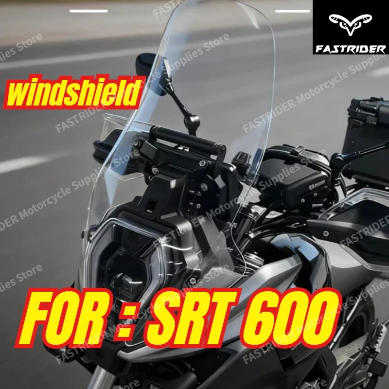 

Motorcycle Windshield Plate for QJMOTOR SRT600 Srt 600 Heightened Windshield Accessories QJ SRT 600 Windshield
