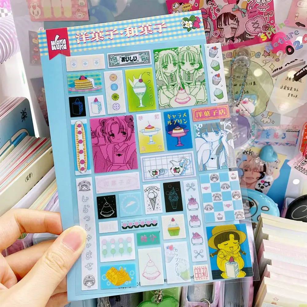 Letnie naklejki do scrapbookingu śliczne japońskie naklejki dekoracyjne DIY telefon bagaż motocykl laptop walizka naklejka