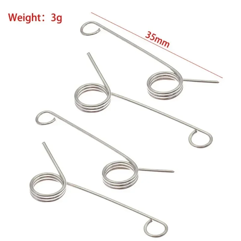 4 stücke Edelstahl Hinten Getriebe Getriebe Torsion Frühling für Tamiya CW-01 CW01 Chassis RC Auto Upgrade Teile Zubehör