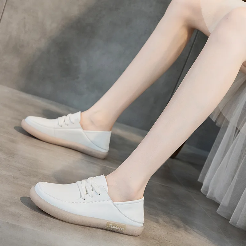 

AIYUQI Women's Flat Shoes 2026 Spring Genuine Leather Loafers Women Large Size Casual Nurse Shoes Women