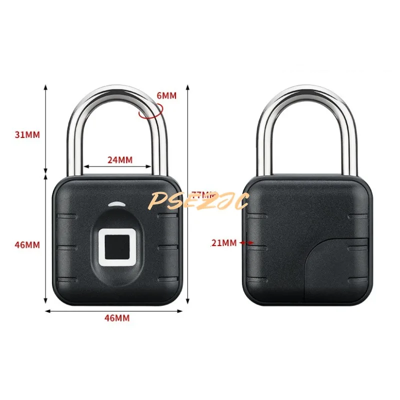 Outdoor Waterproof and Rust Proof Intelligent Fingerprint Padlock Door Anti-theft Password Lock Cabinet