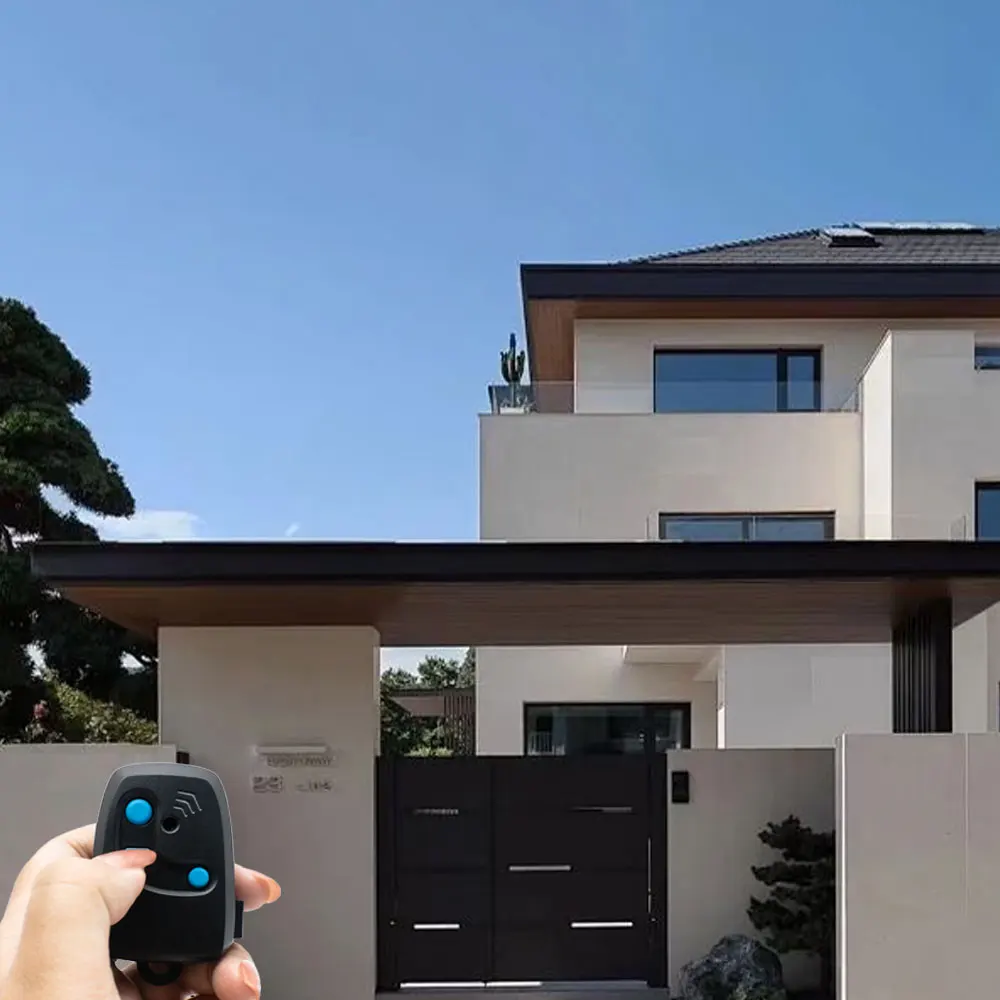 

2pcs PECCININ Garage Remote Control For Automatic Gates and Barriers 433.92MHz Rolling Code Gate Keychain 3 Buttons