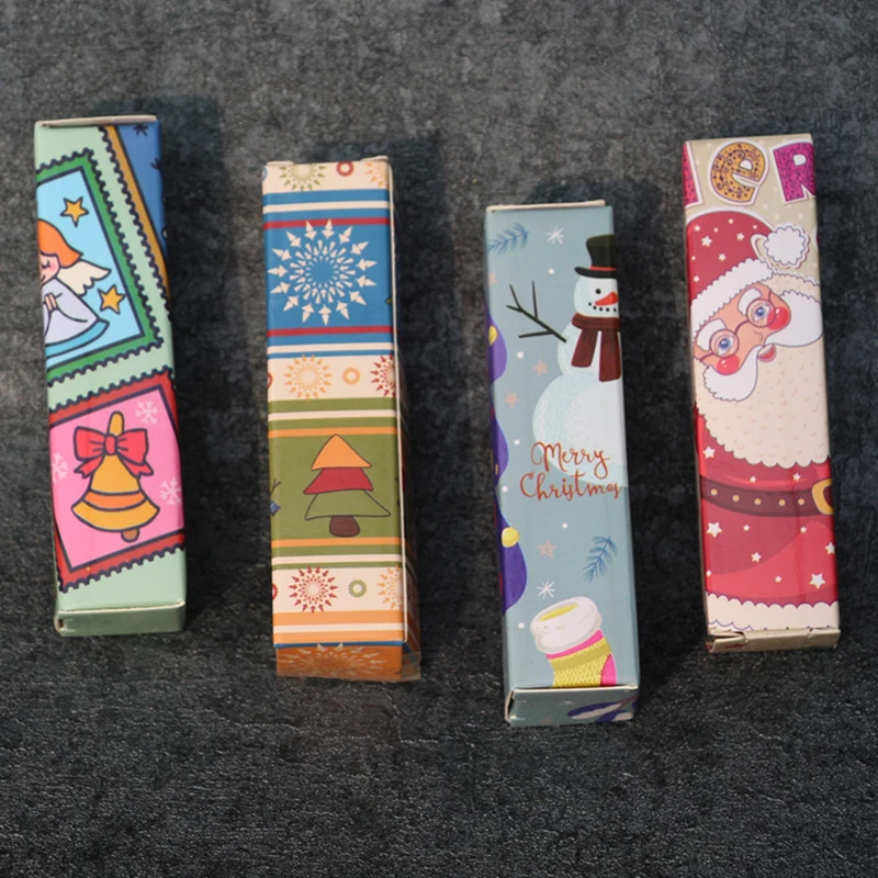 

500pcs Lip Balm Tube Packaging Carton Box Lipstick Tube DIY Packing box Colorful Kraft Paper Gift