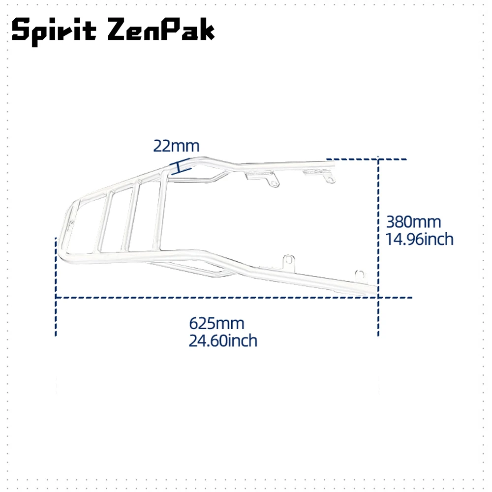 رف أمتعة خلفي دراجة نارية الملحقات صالح NC750X NC 750X 2021-2024 الذيل رف حقيبة حامل الحقائب رف الرف