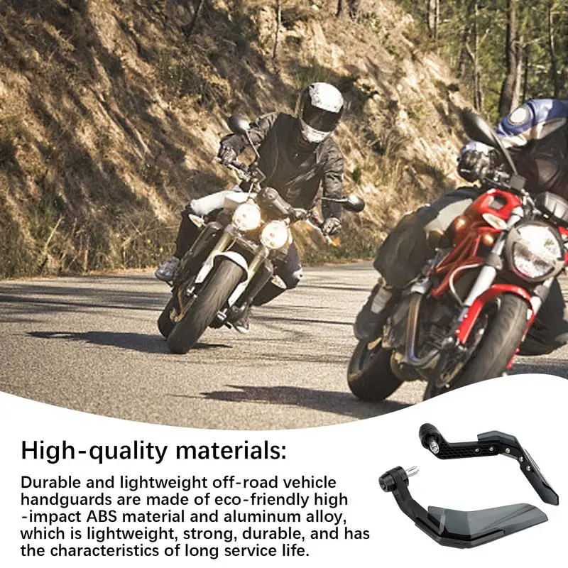 Motorcycle Hand Guards Aluminum Alloy Windshield Hand Wind Protection Motorcycle Hand Grip Covers Hand Protection Moto Accessory