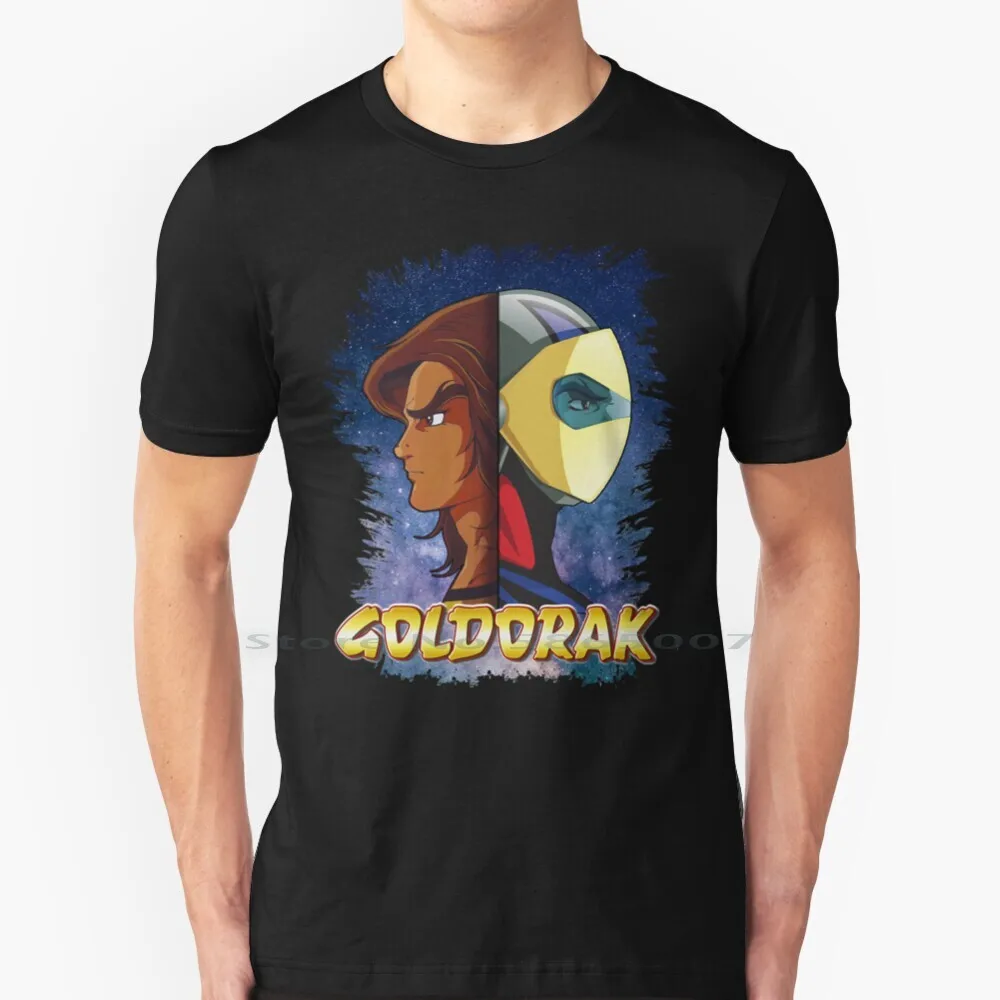 Goldorak ( Grendizer ) With Actarus ( Fleed ) T Shirt 100% Cotton Actarus Fleed Goldorak Grendizer Prince Euphor Ufo Robot