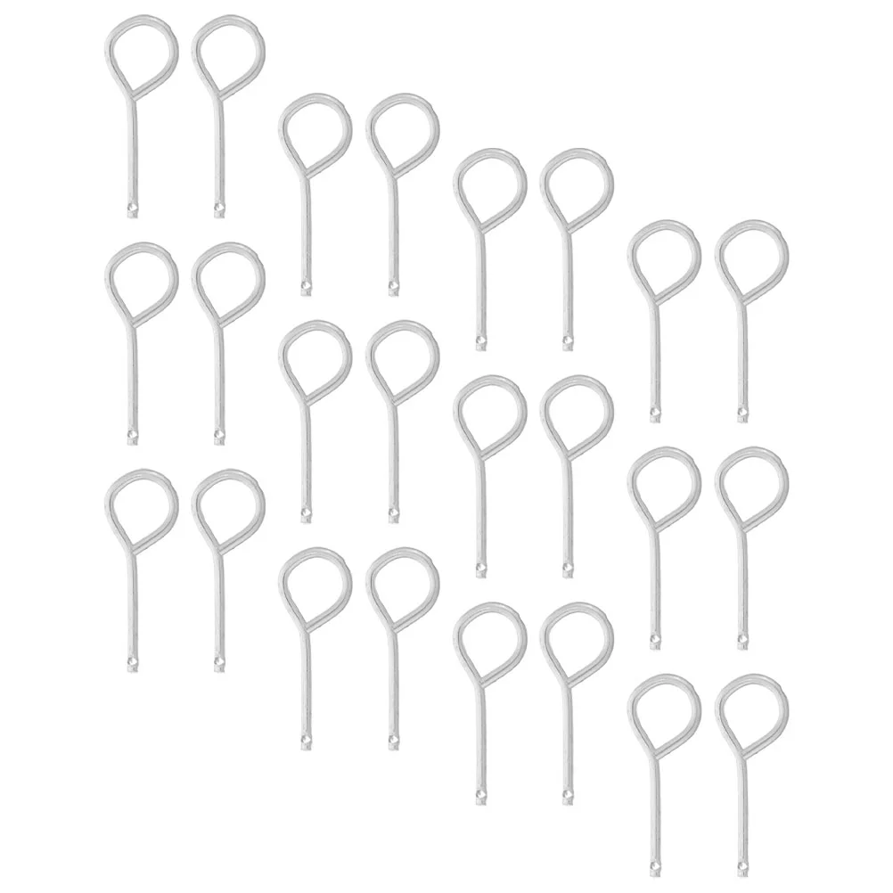 Conjunto de trava para extintor de incêndio, 50 peças, pinos de tração para bloqueio de equipamentos, caixa de ferramentas de metal, suprimentos para extintores quadrados