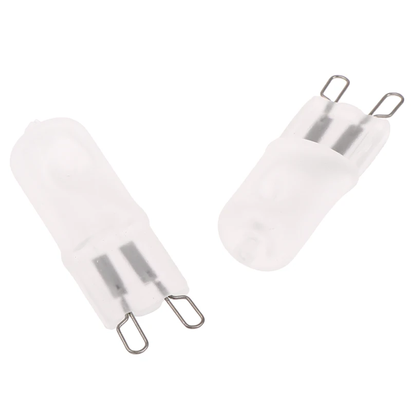 Ampoule halogène G9 super lumineuse, lampe halogène transparente d'intérieur, blanc chaud, 20W