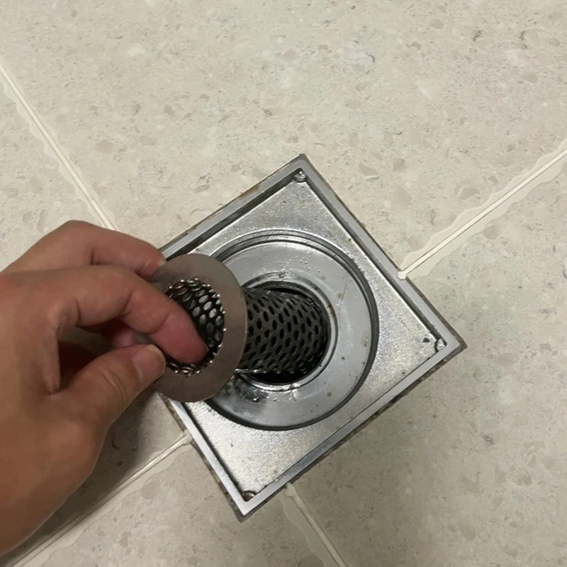 3-Pack Stainless Steel Bathtub Drain Filter Screen Shower Drain Hair Collector Laundry Room Drain Filters Bathroom Supplies