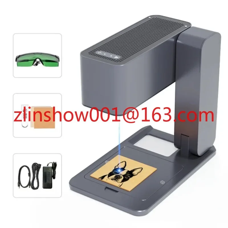 Portable  C1 80*80mm Engraving Laser Machine Laser Marking Machines Laser Machine Printer for Wood Plastic Bamboo Leather