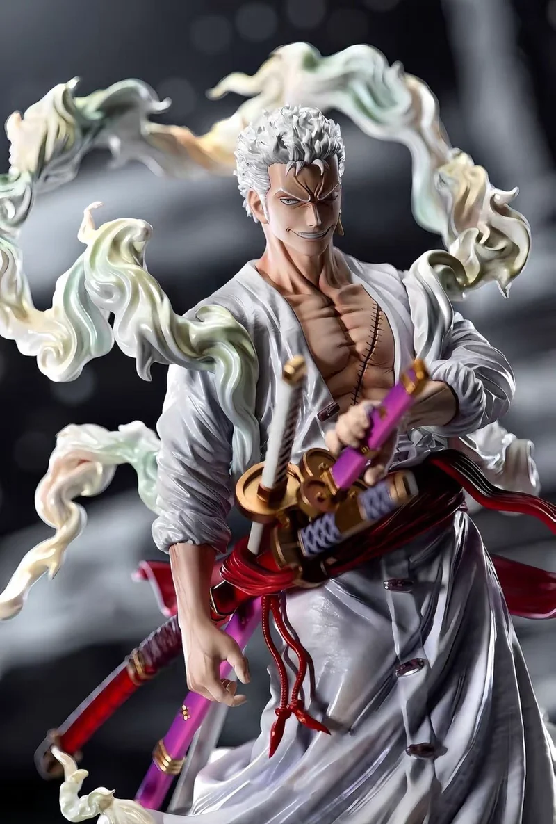 28Cm Double Headed Nika Roronoa Zoro Action Anime Figuur Scène Een Stuk Model Standbeeld Speelgoed Gift Geven Aan Kinderen voor Ornamenten