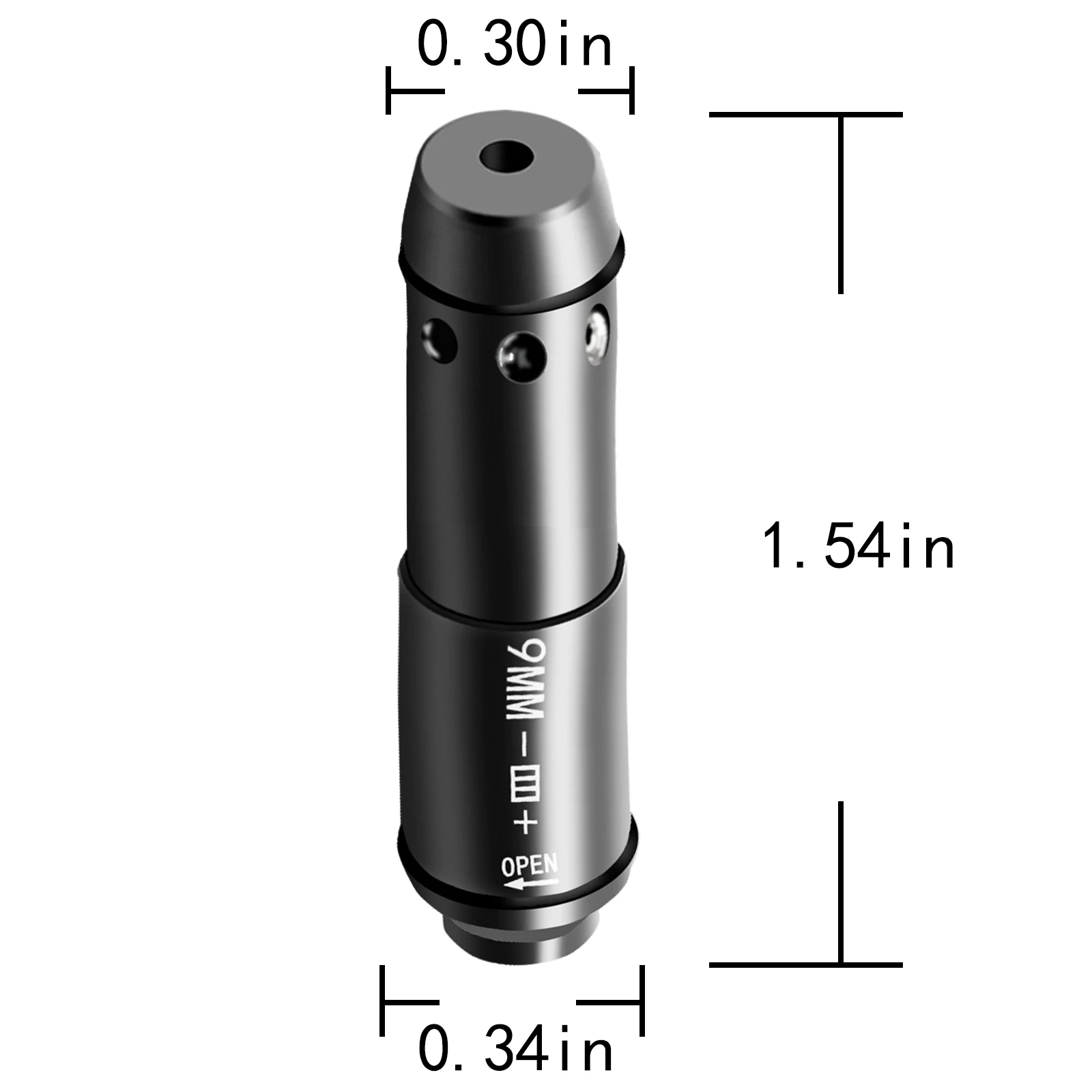 Imagem -03 - Hisetome mm Treinamento Tático Visão Laser Verde Built-in Snap Cap para Simulação de Tiro Seco e Prática de Caça