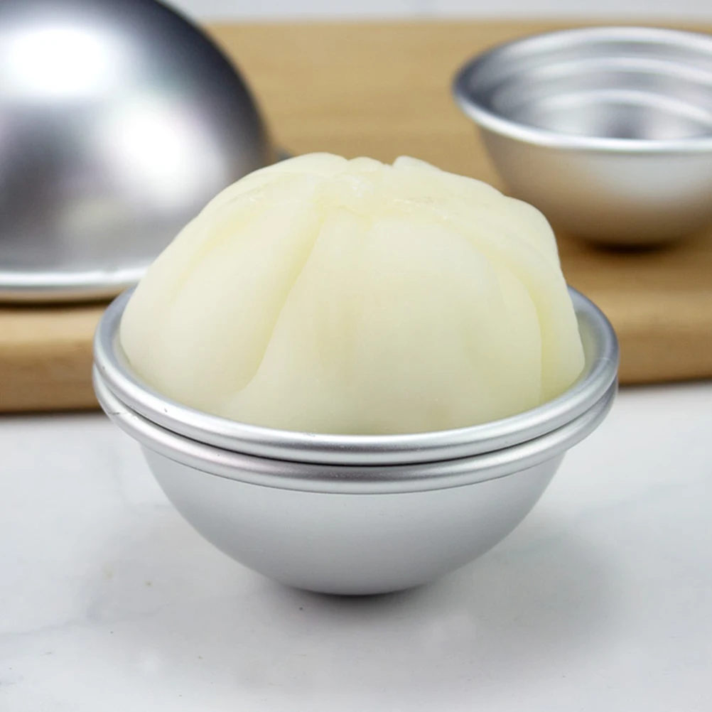 

Aluminum Alloy Cake Molds Snow Mei Niang Baking Mold Pudding Shaped Non Stick Easy Demould Lightweight Compact Size Uniform