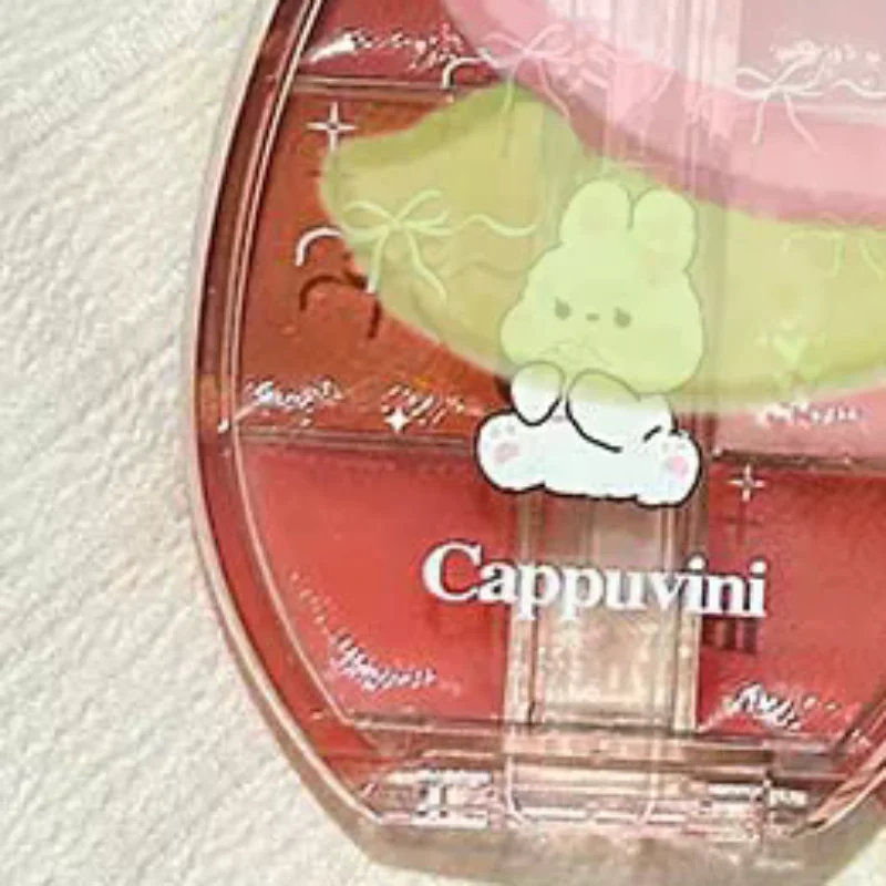 Cappuvini Sei colori Acqua Luce Lucidalabbra Idratante Facile da colorare Smalto labbra Trucco Rossetto Effetto trucco duraturo