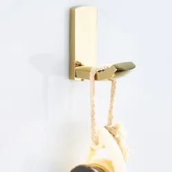 Hardware pendant  hook wall hook Brass material vintage coat hook Bathroom accessories Gold silver