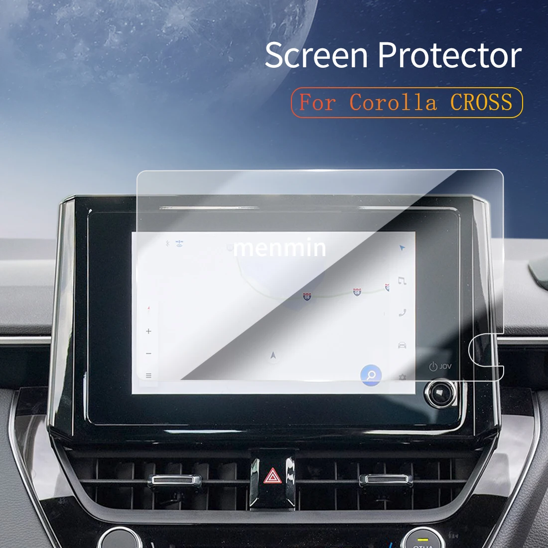 

Car Stickers Dash Carplay Mirror Screen Protector Display Tempered Glass Protective Film Vehicle For25 TOYOTA Corolla CROSS RHD