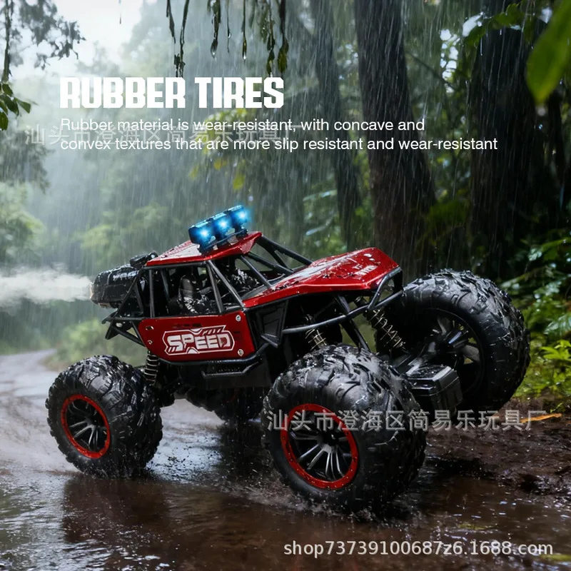 

Радиоуправляемый внедорожный грузовик-краулер RC SEED 2.4G из сплава с функцией зарядки, светом, музыкой и защитой от помех для мальчиков и детей