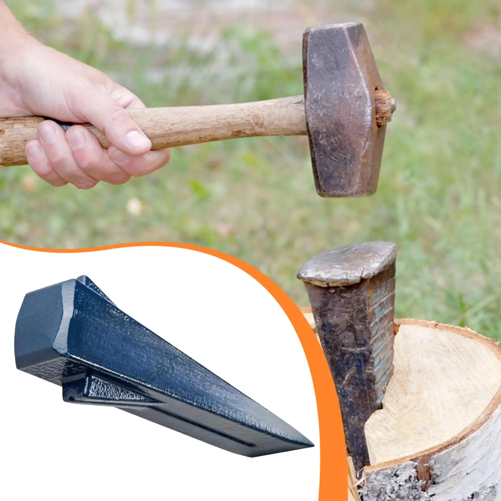 Firewood Kindling Splitter Heavy Duty Kindling Log Splitting Tool Easy to Use Professional Practical Log Splitter for Outdoor view 5