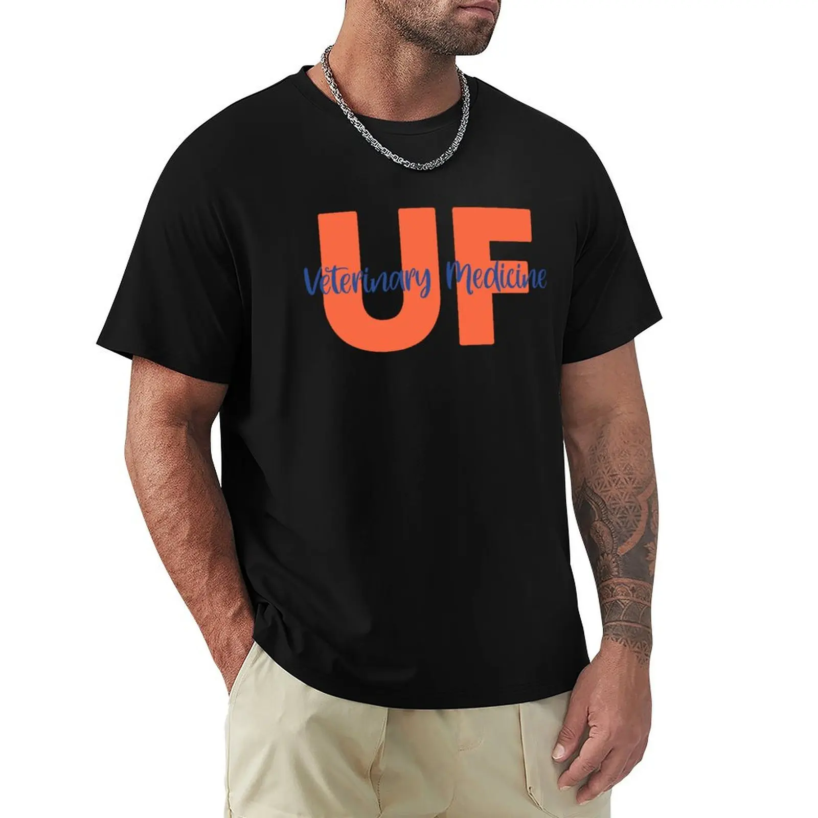 

UF Veterinary Medicine T-Shirt oversized t shirt blue lock mens tall t shirts