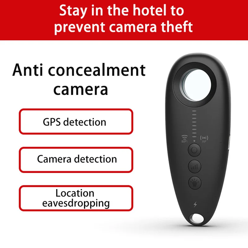 H2 Multifunctional Anti Positioning Wireless Detector Portable Intelligent Camera Infrared Detector Travel Privacy Guardian