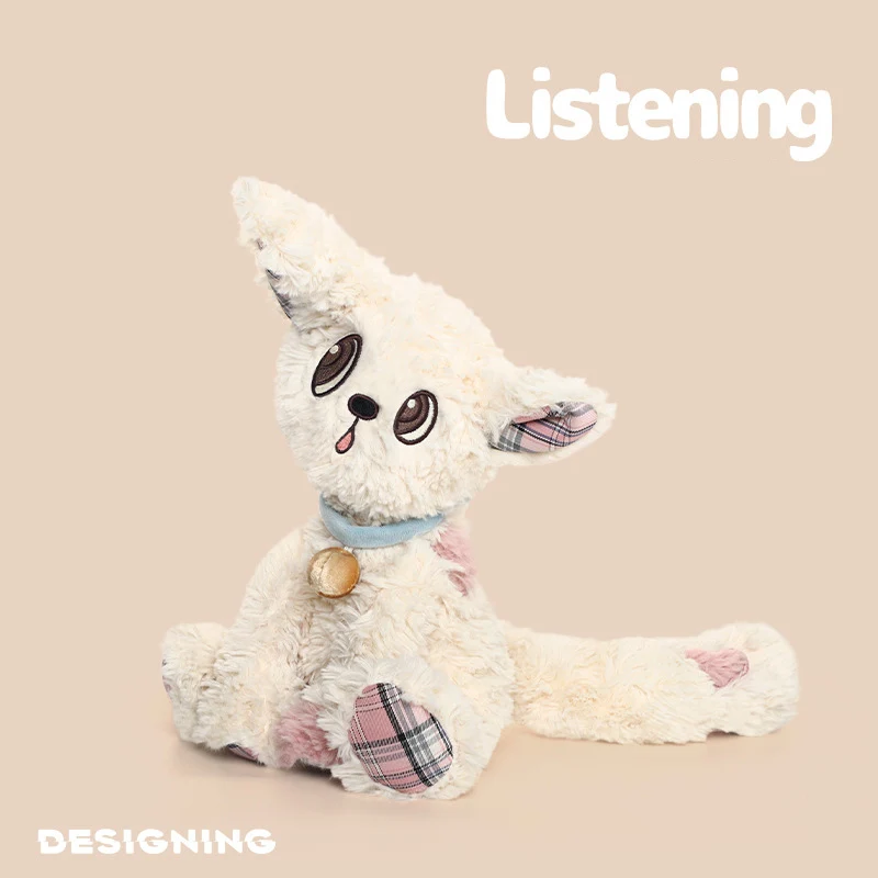 

Cute Doggy Plush Doll Design Kawaii Dog Cartoon Dopamine Present Super Soft Stuffed Animal Toy Huggable Perfect Gifts for Girl