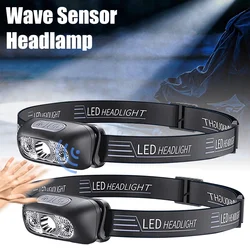 Strong Light Headlamp Outdoor Waterproof Camping Portable LED Sensor Headlamps Mini Led Night Fishing Powerful Torch Head Lamp