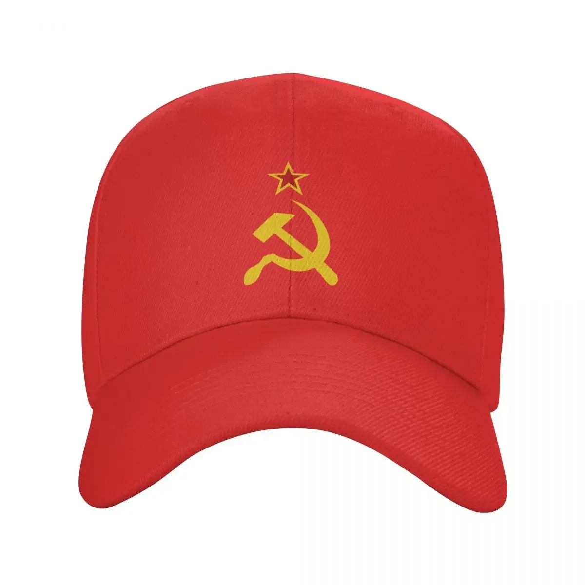 

Russian Soviet Flag Baseball Cap for Women Men Breathable CCCP USSR Hammer And Sickle Dad Hat Performance Snapback Summer Hats