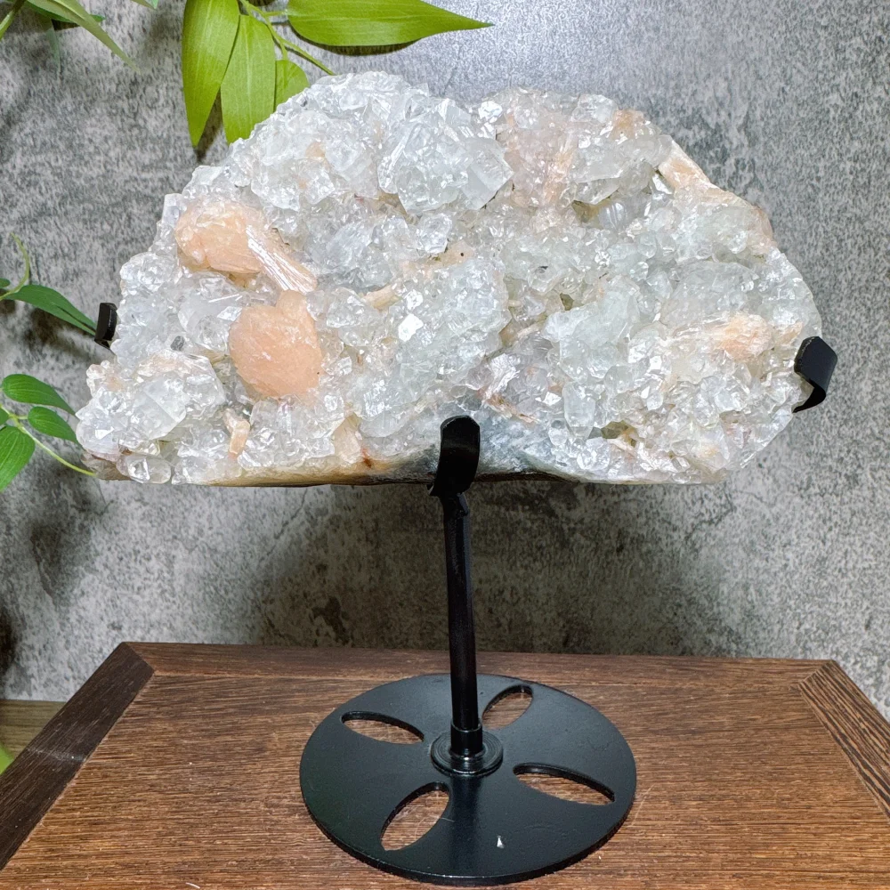 2Kg Natural Raw Crystal Quartz Healing Stone Reiki Energy Gift Rough Zeolite Apophyllite Intergrowth Specimen Mineral