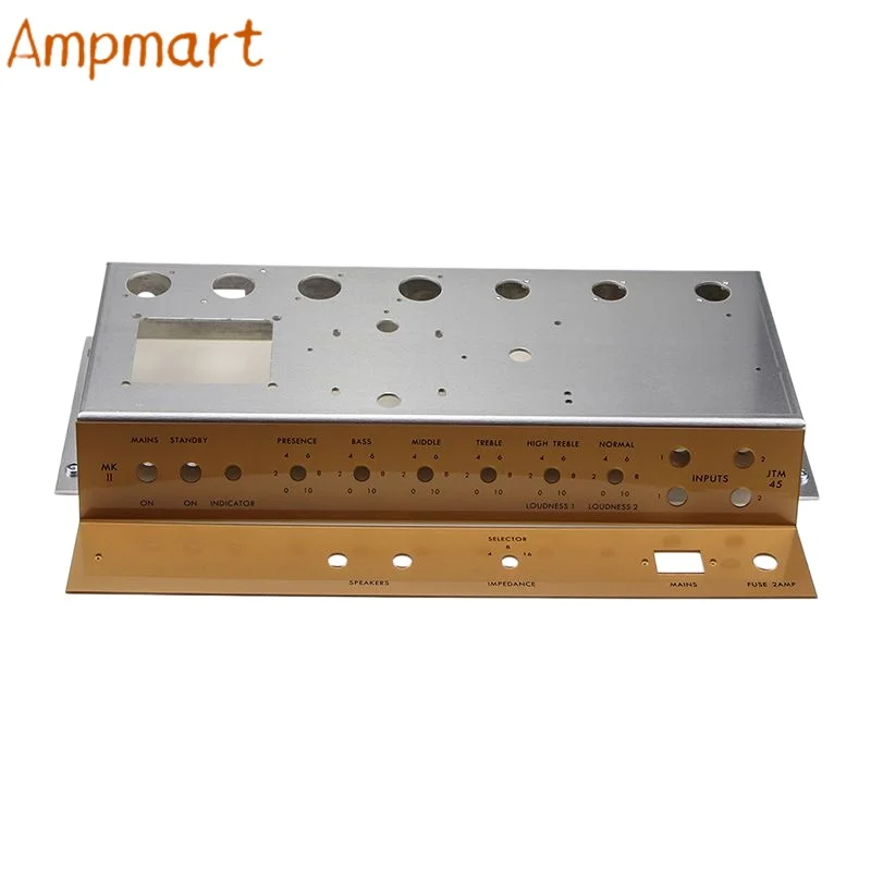 Ampmart 1PCS  JTM45 Aluminum Chassis With 2pc Acrylic Faceplate