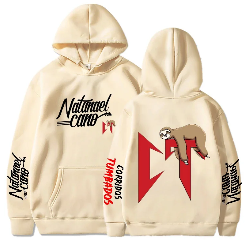 Natanael Cano Hoodies Men Fashion Corridos Tumbados Long Sleeve Sweatshirts Women Cool Casual Harajuku Hooded Pullover Sudaderas