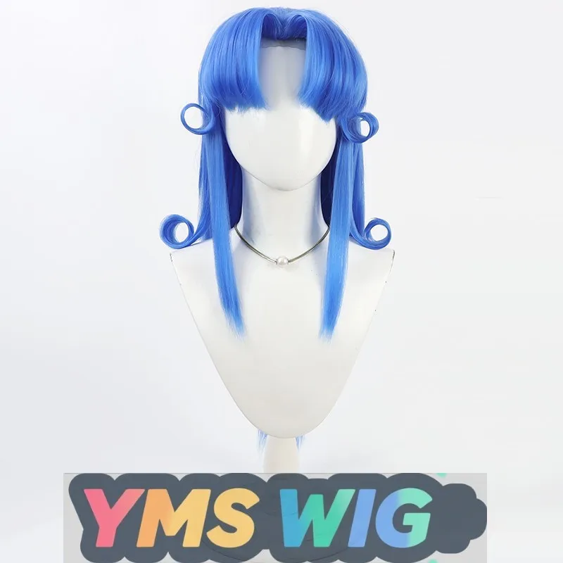 [YMS WIG] شعر مستعار الأميرة الجوزاء لوتس صوت كوس آلية الجمال مدببة جذر الشعر الأزرق الملكي