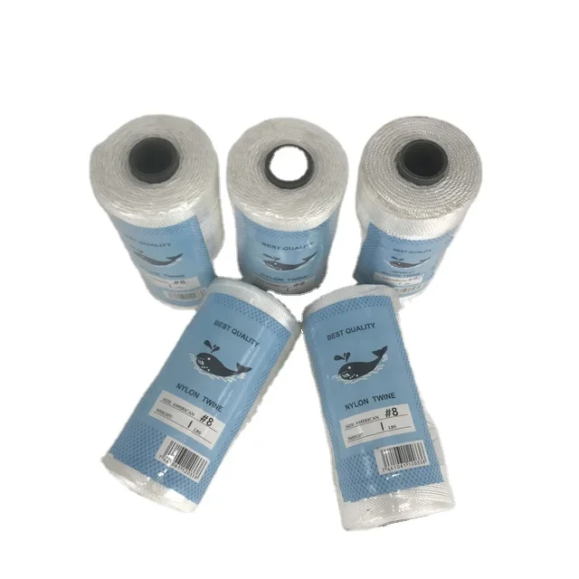 nylon fishing twine 210d 6ply White color Nylon Twine fishing twine