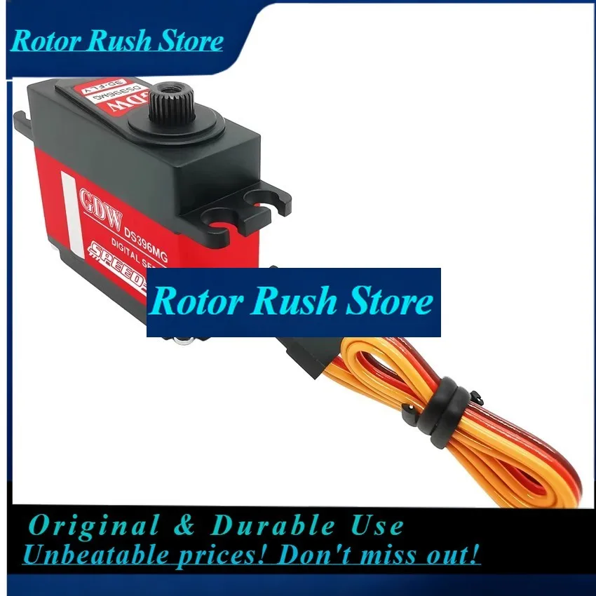 RoRuSGDW DS390MG DS396MG 8.4V 12.9Kg Metal Gear Medium Digital Coreless  For RC Airplane Fixed Wing Turbojet Aircraft Robot