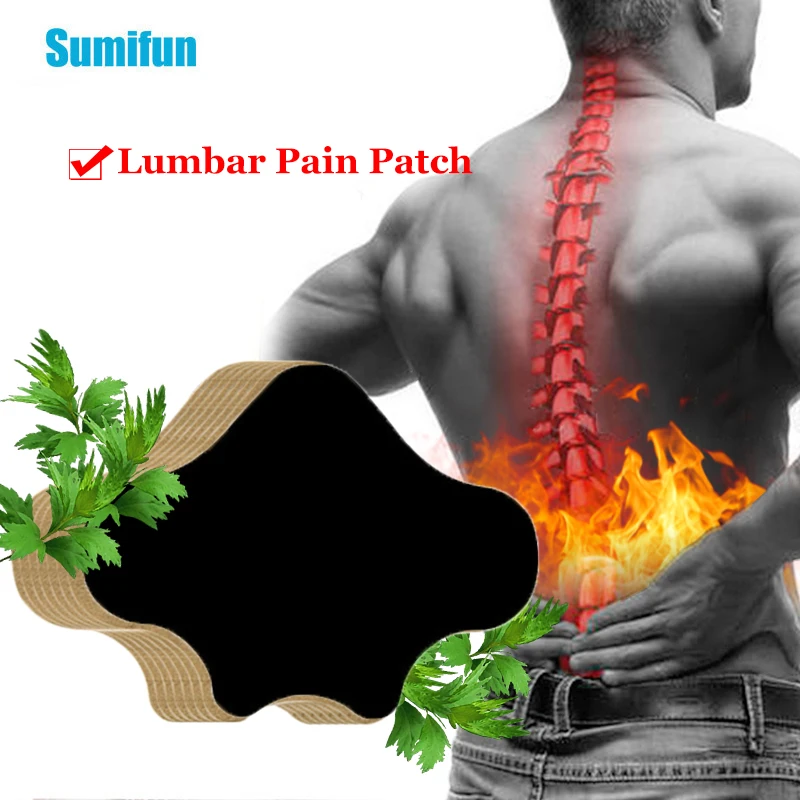 12/24/36Pcs Lumbar Pain Relief Patch 100% Wormwood Self-heating Sticker Arthritis Rheumatic Neuralgia Painkiller Care Plaster