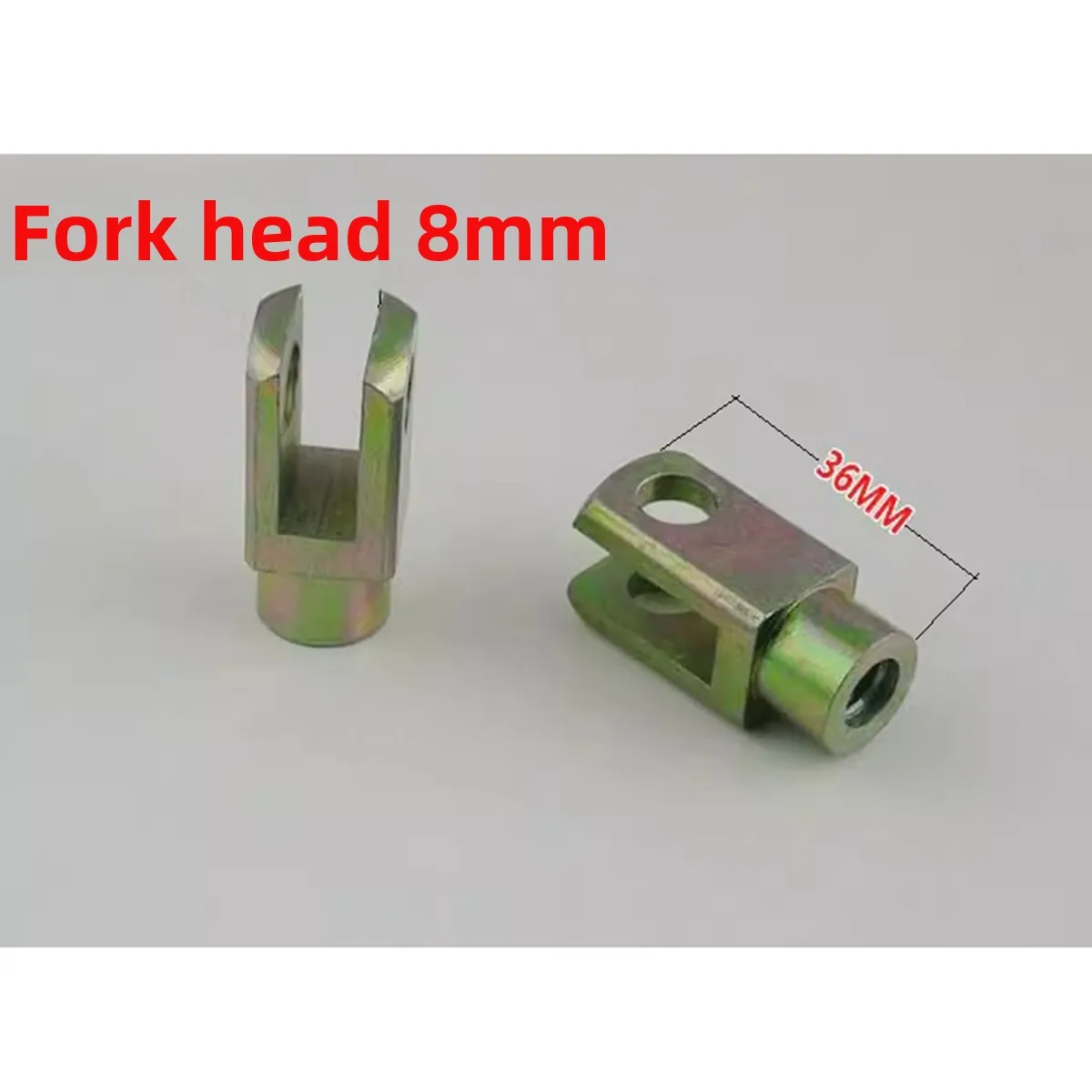 20 steel Gas Spring Connector Accessories Fork Head U-Shaped Head Hydraulic Support Rod Pneumatic Rod Connector