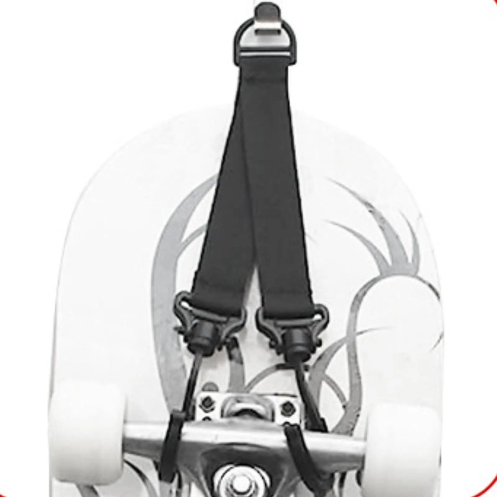 Support de planche à roulettes, sangle de crochet arrière de porte de planche de traîneau, sangle de suspension de Longboard robuste murale légère pour équipement