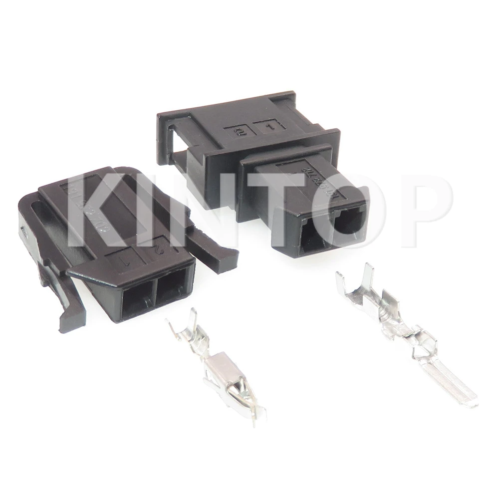 1 Set 2 Pins 191972702 Car ABS Sensor Wiring Harness Connector Auto Male Plug Female Socket AC Assembly For VW Audi 1-929588-1 - Image 4