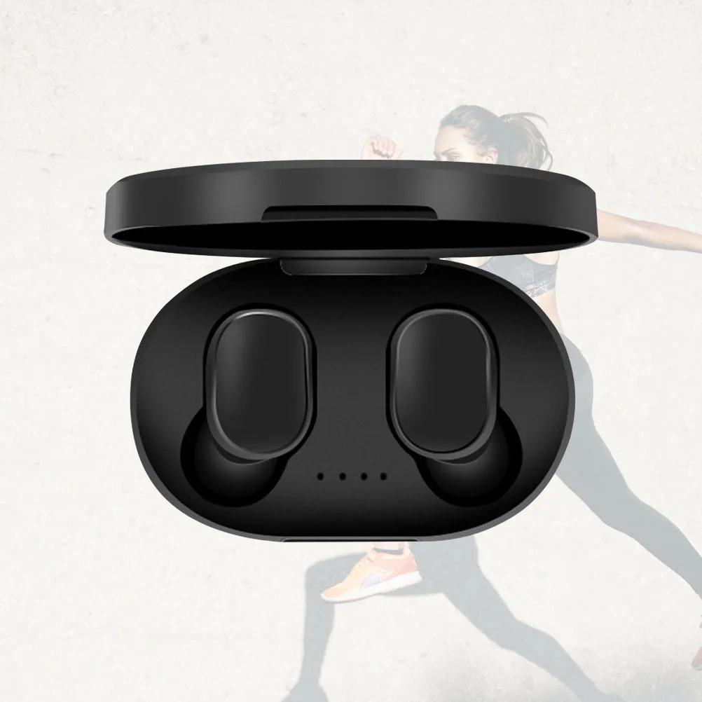 

Compact Wireless Sports Earphone Mini Headset Stereo Sound Binaural Design Portable Earbud