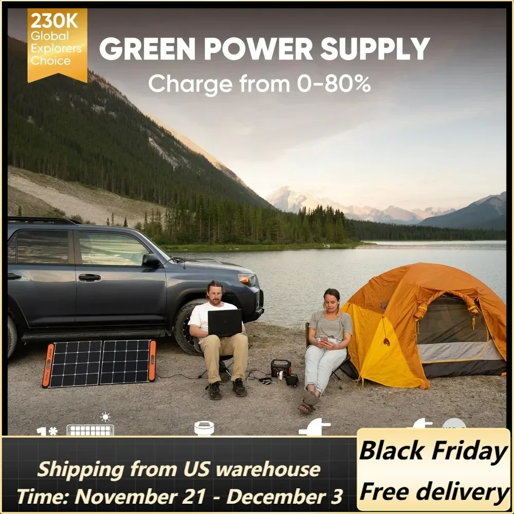 Portable Power Station Explorer 300, 293Wh Backup Lithium Battery, Solar Generator for Outdoors Camping