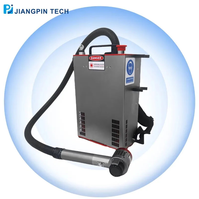 Laser Rust Cleaning Machine Backpack Portable Laser Cleaning Machine Batteries in Laser Cleaning Machine for Car Paint Removal