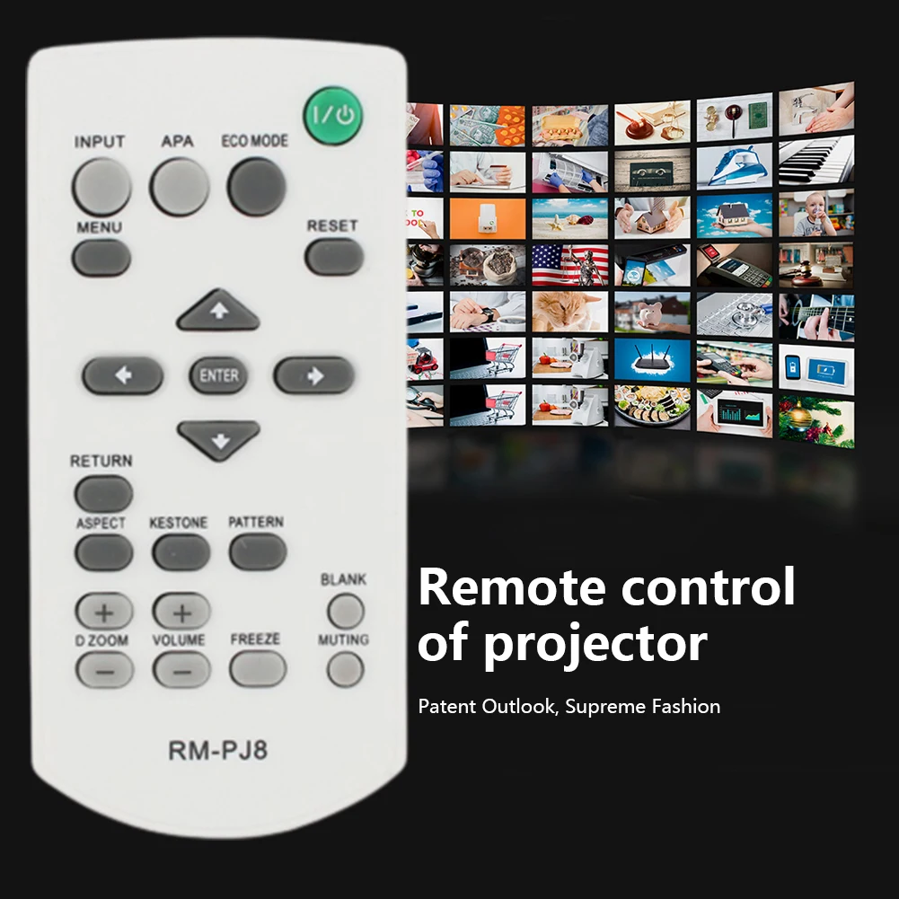 Universal Projector Remote Control for EPSON INFOCUS SONY BENQ ACER SANYO NEC SAMSUNG Remote Control Replacement Dropshipping