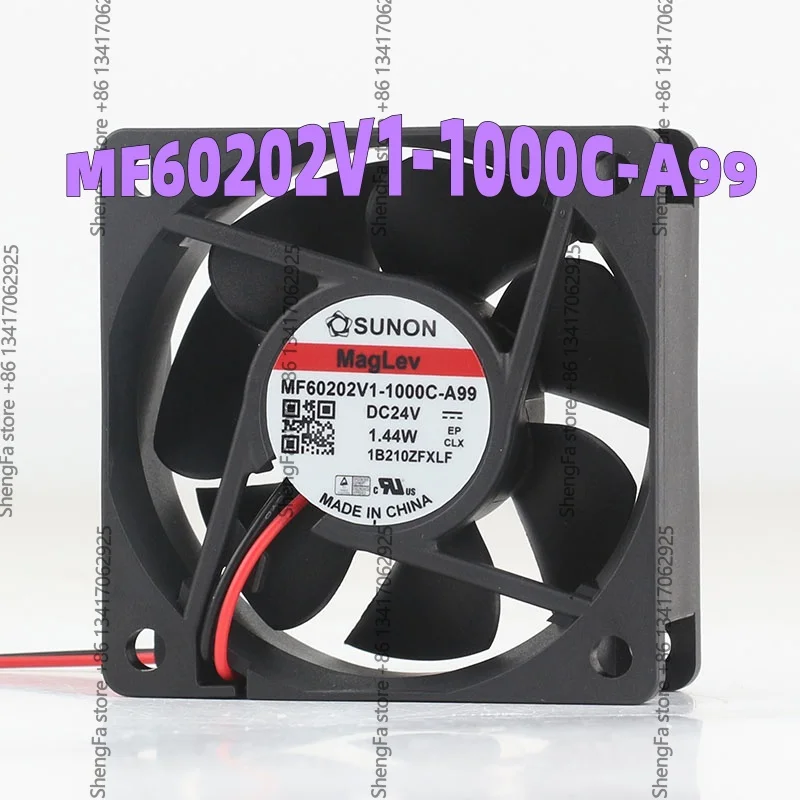 MF60202V1-1000C-A99 Standard Fan 6020 24V 6cm 60X60X20MM Variable Frequency Cooling Silent Fan