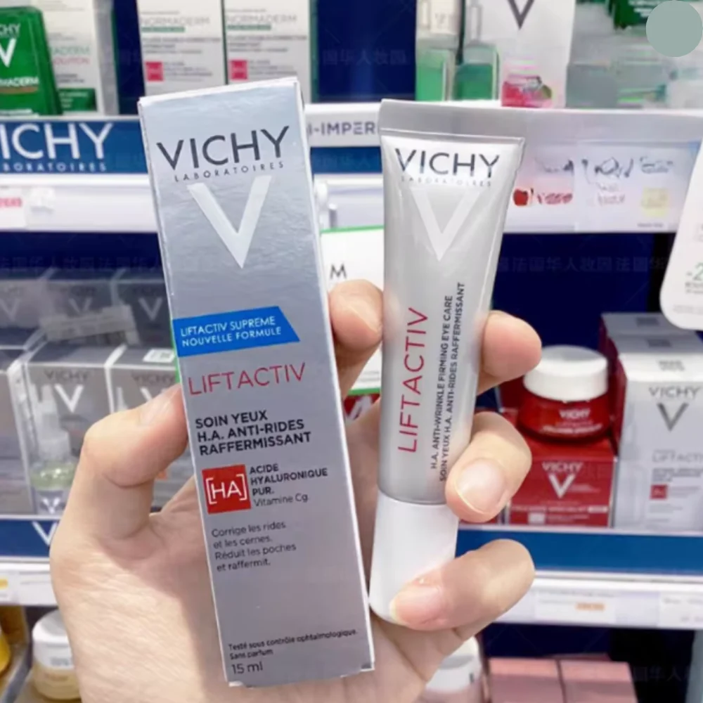 Vichy – crème pour les yeux active, façonnant le visage, réduit les ridules, Lifting, lissant, hydrate longue durée, soin Essence pour les yeux