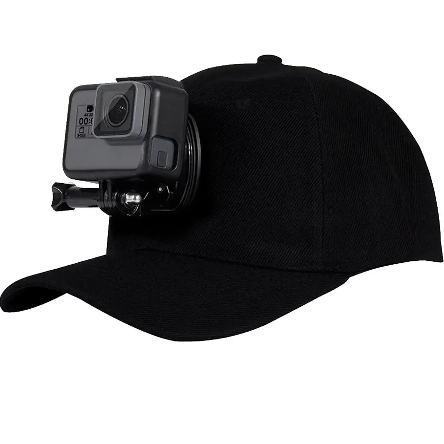 For GoPro Accessories Adjustable Canvas Sun Hat Cap For Gopro Hero 12 11 10 9 8 7 6 Insta360 DJI SJCAM Eken H9 H9R H8 Yi SOOCOO