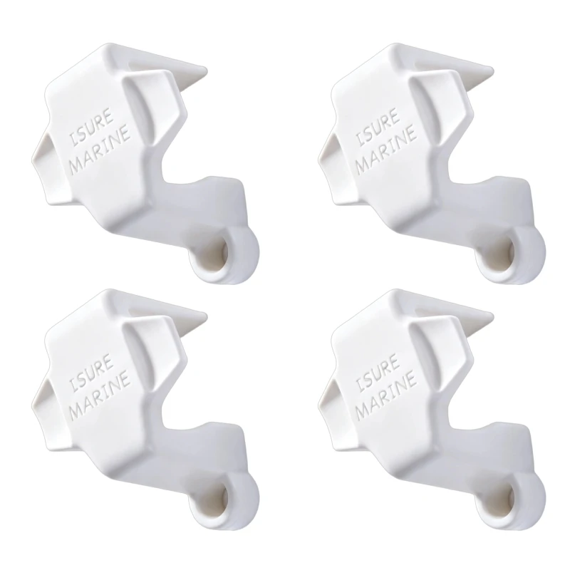 4Pcs Marine Boat Clamp Set for Square and Pontoon Docking Use