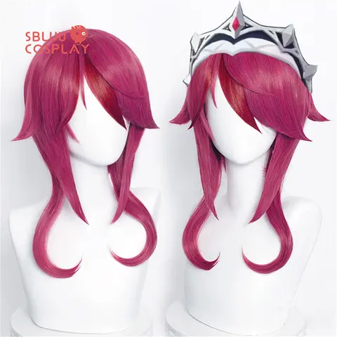 SBluuCosplay Genshin Impact Cosplay Rosaria Cosplay Wig