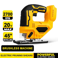 Electric Goddess 2700RPM Electric Jig Saw Cordless Jigsaw 3 Gears Multi-Function Adjustable Woodworking Tool For Dewalt 20V pin