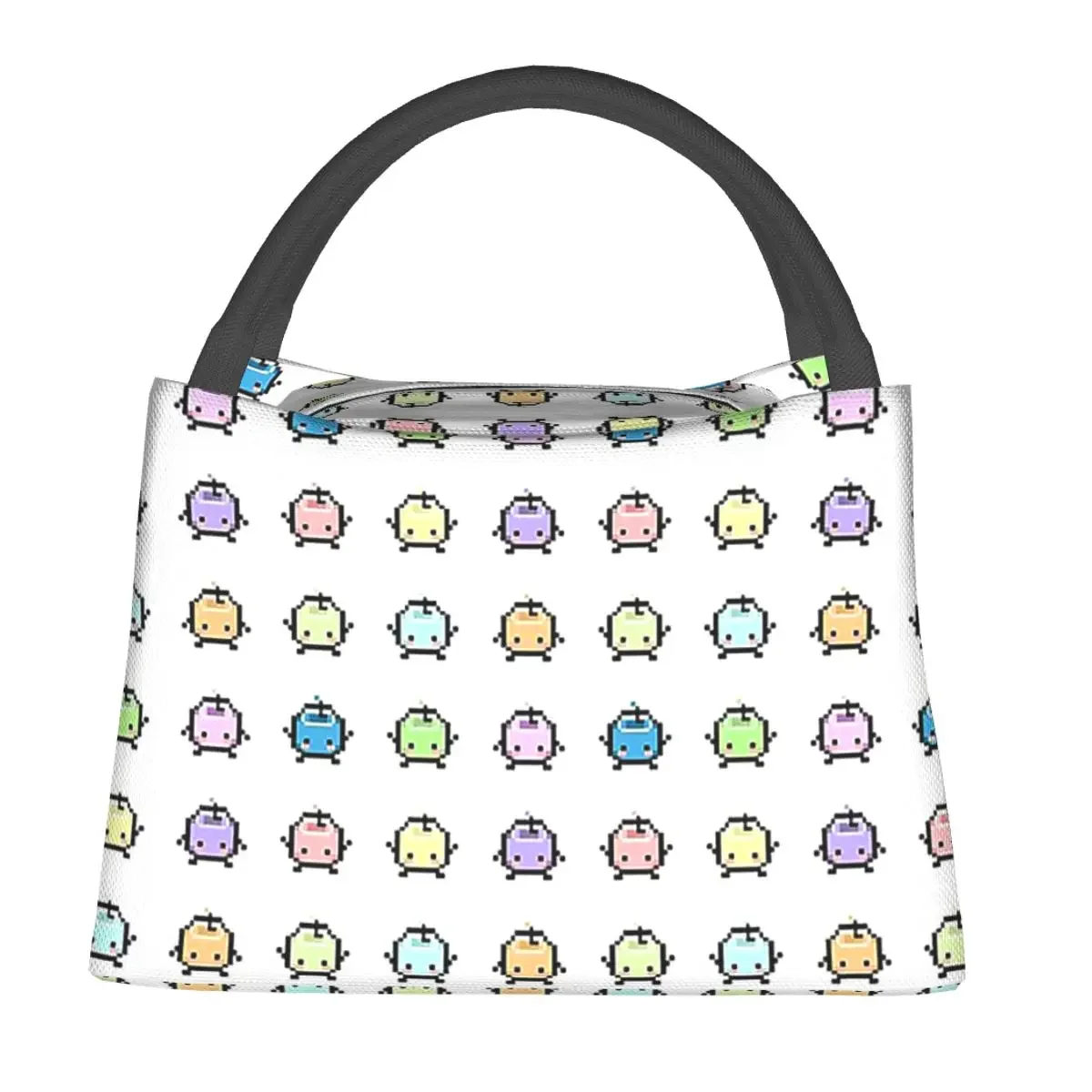 Stardew Valley Pastel Junimos Lunch Bags Insulated Bento Box Resuable Lunch Tote Picnic Bags Cooler Thermal Bag for Woman Girl