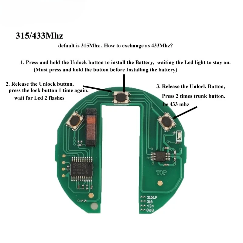 KR55WK49333 315/ 433/ 868MHz ID46 PCF7953 Remote Smart Key for BMW MINI COOPER S ONE D CLUBMAN COUNTRYMAN CABRIO Car
